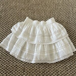 Super cute and comfy Pookie & Sebastian white skirt. Size small.